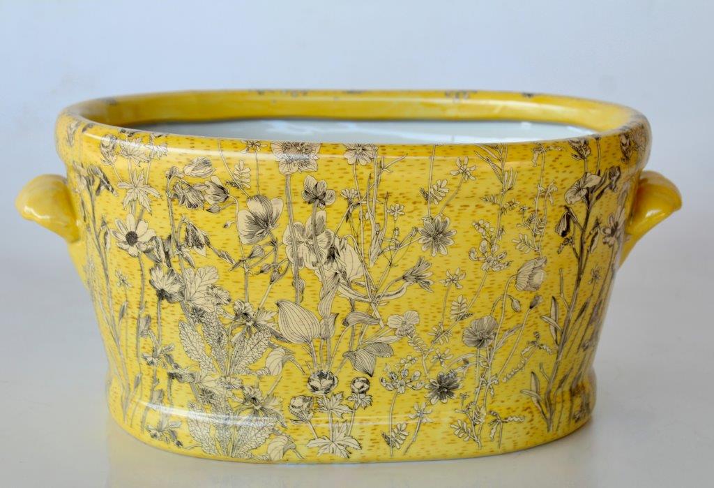Large Yellow Daisy Foot Bath
